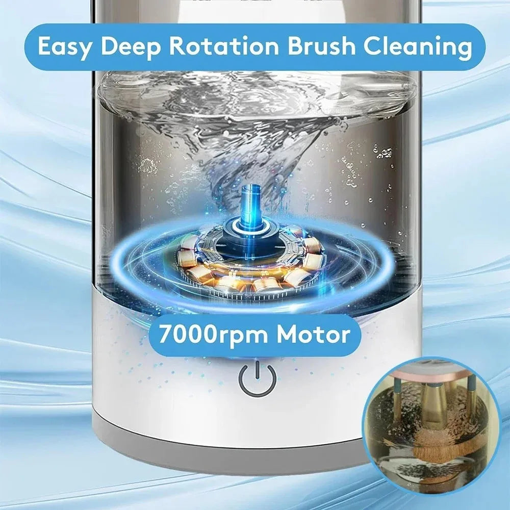 Makeup Brush Electric Cleaner Automatic Makeup Brush Cleaner USB Portable Cosmetic Makeup Brush Washing Machine Rotary Cleaning
