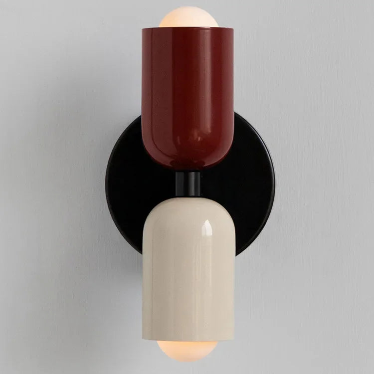 Nordic living room wall lamp simple modern bedroom bedside aisle children's room background wall lamp E27 home decoration