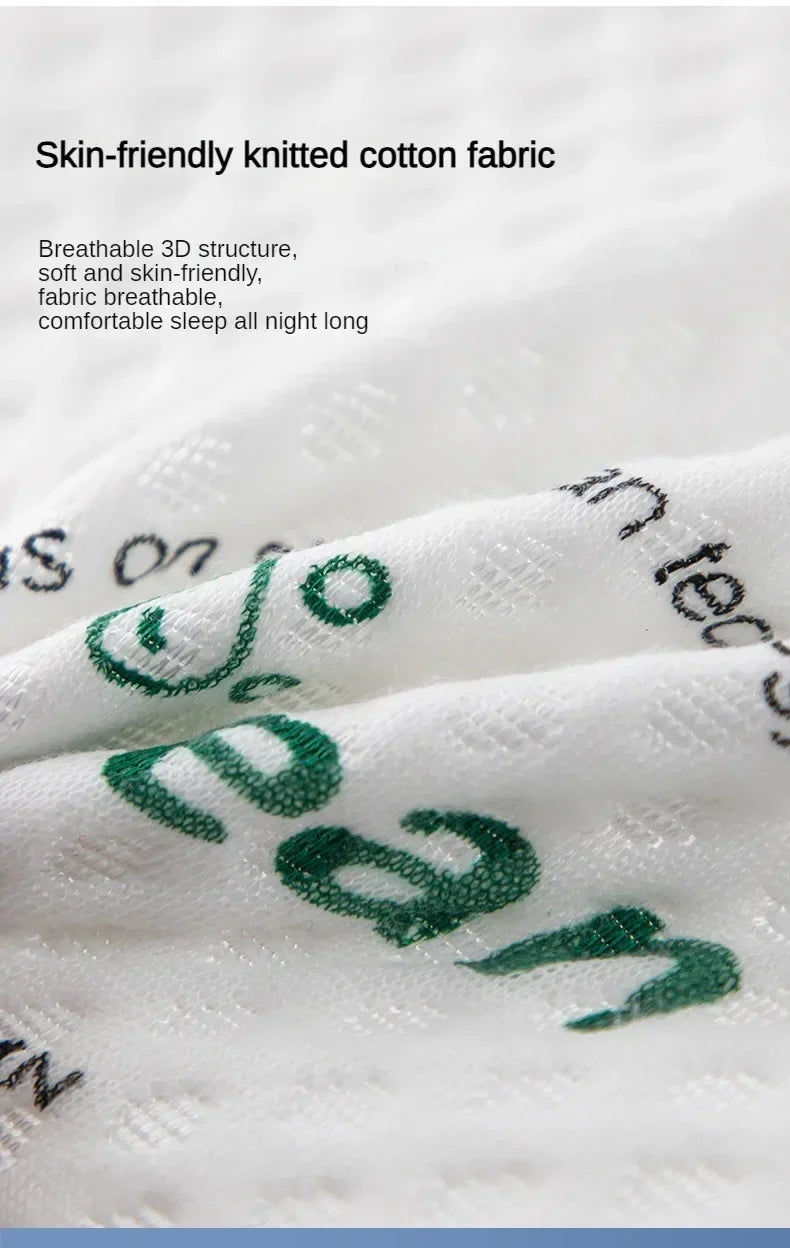Breathable Knitted Cotton Pillow for Adults Hotel Home Use Non Collapsing Hypoallergenic White Rectangular Durable Pillow Core
