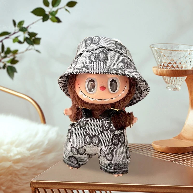 Clothes for Labubu 17cm Labubu Clothes Set for Exquisite Accessories for Doll Cute Clothes for Dolls Dress up Unique Style