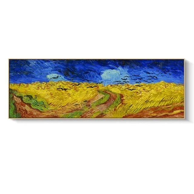 Scandinavian Minimalist Wall Art Van Gogh Painting "Starry Night" HD Canvas Poster Prints Home Bedroom Living Room Decoration