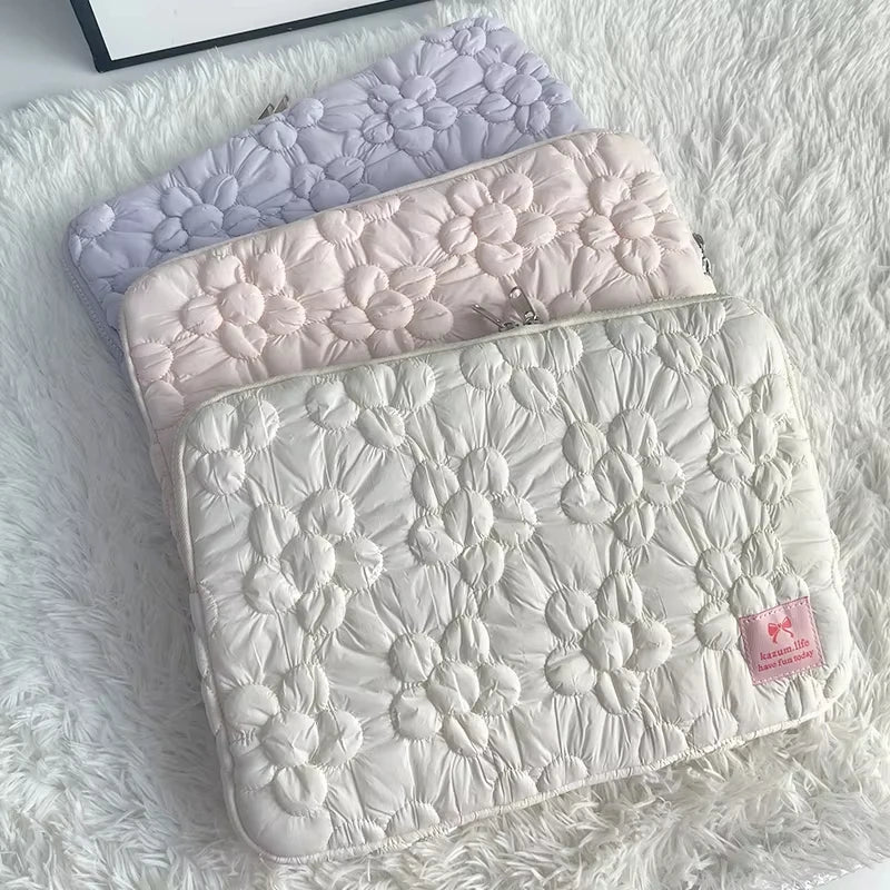 Macaron Laptop Tablet Sleeve Bag For Ipad Air6 Pro11/10.9/10.5/10.2/9.7 Macbook 13.3 13.6 14 15 15.6 16 Inch Inner Bag