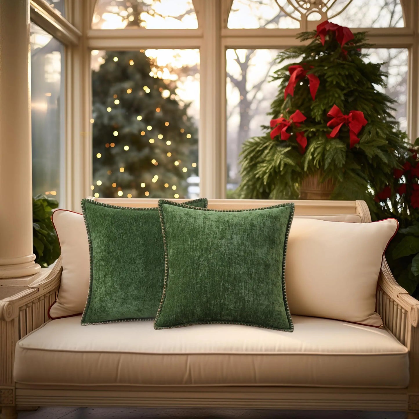 Homaxy Chenille Cushion Cover 50x50cm Velvet Decorati Throw Pillow Cover Soft Luxury Pillowcase For Sofa Decor Pillow Case 40x40