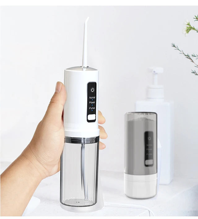 Portable Innovative Electric Dental Irrigator Water Flosser High Pressure Water Thread Ultrasonic Cleaner Teeth Cleaning Tools