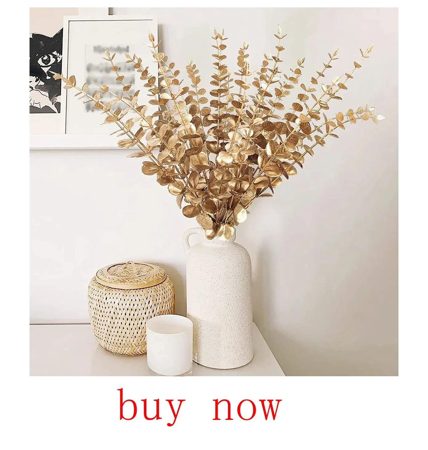 Naturally Dried Cotton Cheap Artificial Plants Floral Branch Vases Wedding Garden Party Decorations Fake Flowers Home Gift Decor