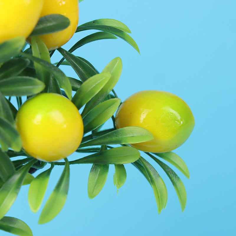 Artificial Lemon Plants Potted Fake Flower For Home Party And Garden Decoration Artificial Lemon Tree