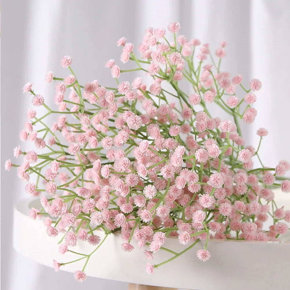 1 Bunch Artificial Fake Silk Gypsophila Flowers Wedding Bouquet Home Decoration Simulation Gypsophila Flower Home Garden decor