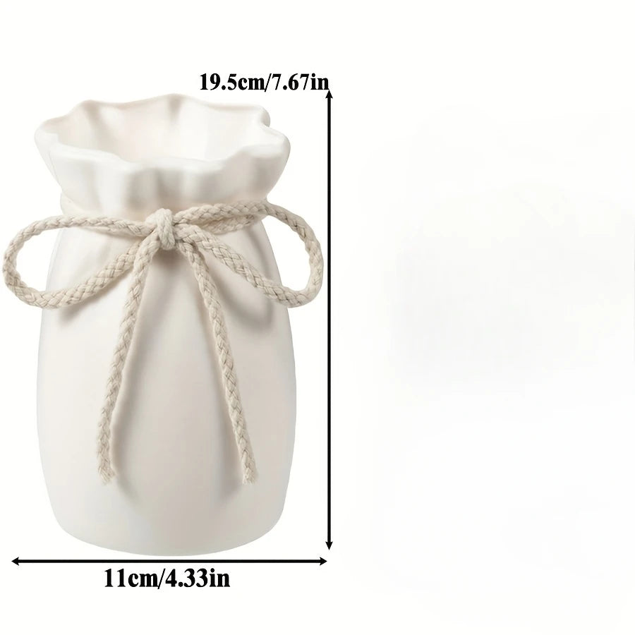 Plastic Vase Bohemian Style Home Decor European Vase, Used for Wedding, Dining Table, Living Room, Office, Bedroom Decoration