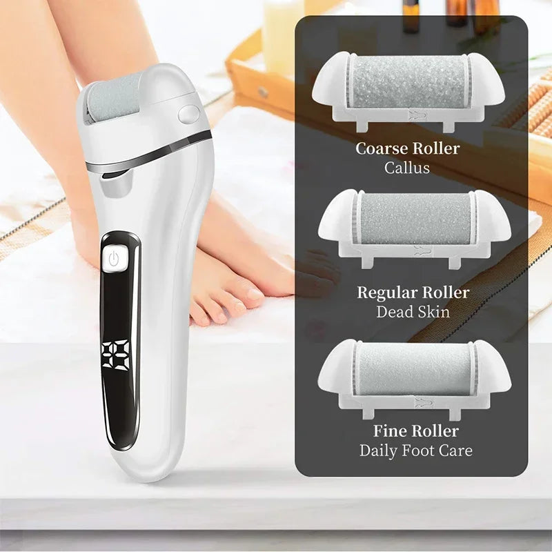 Foot care tool Skin Callus Remover Electric Grinding Pedicure Tools Foot Sandpaper File, electric foot file to remove calluses