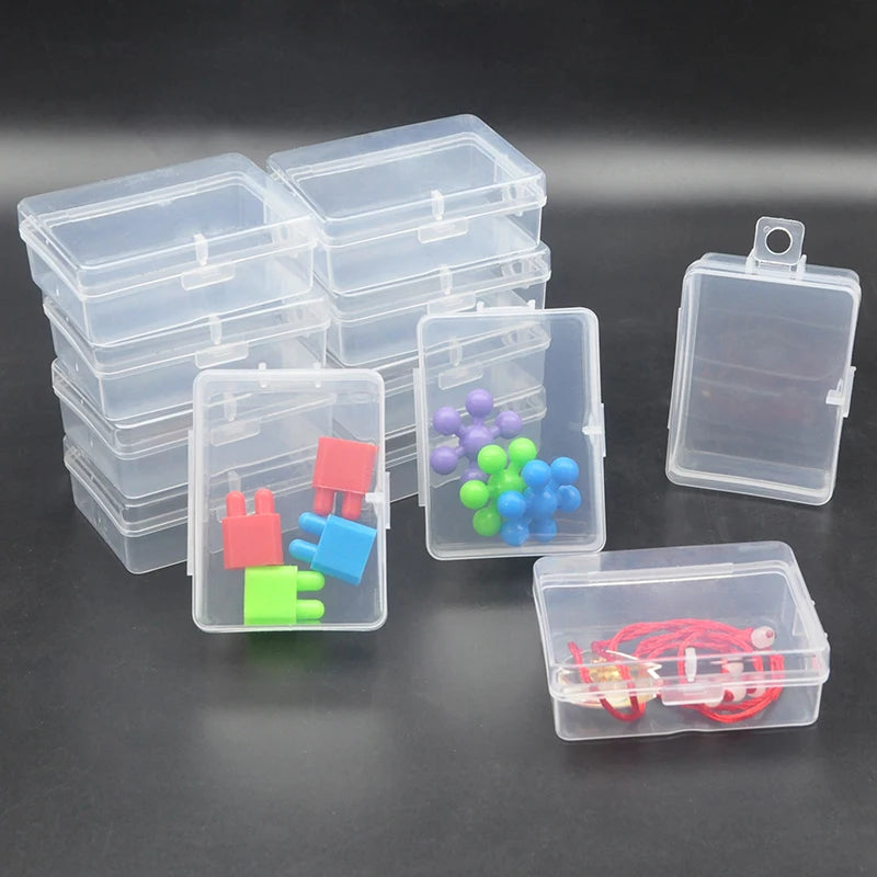 Transparent storage box plastic storage box small parts accessories sundries accessories multi-purpose box