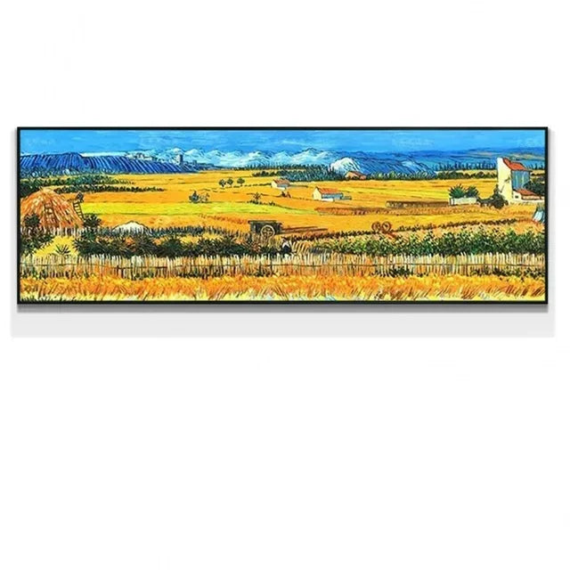 Scandinavian Minimalist Wall Art Van Gogh Painting "Starry Night" HD Canvas Poster Prints Home Bedroom Living Room Decoration