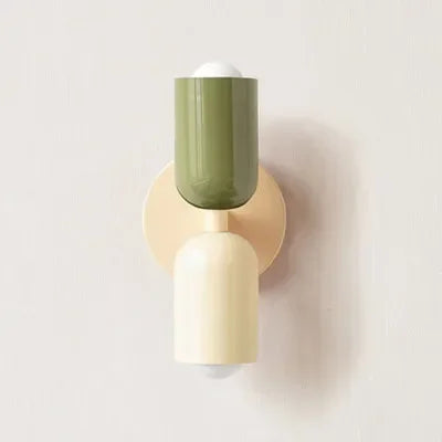 Nordic living room wall lamp simple modern bedroom bedside aisle children's room background wall lamp E27 home decoration