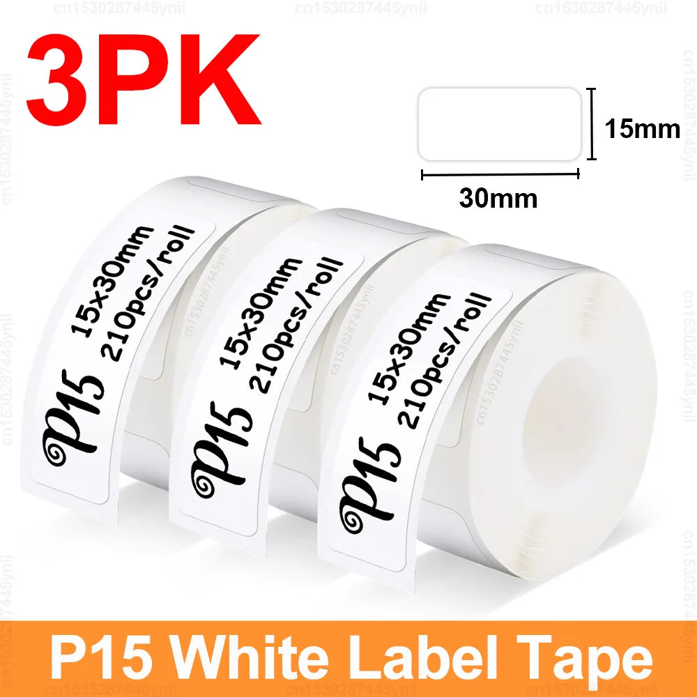 P15 Thermal Label Printer Similar as D11 D110 D101 Marklife P15 Mini Label Maker Handheld Label Machine with Adhesive Label Tape