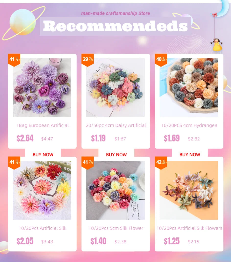 Artificial Rose Flowers Bouquet Silk Fake Flowers for Home Room Decor Garden Wedding Decoration Party Table Center DIY Ornaments