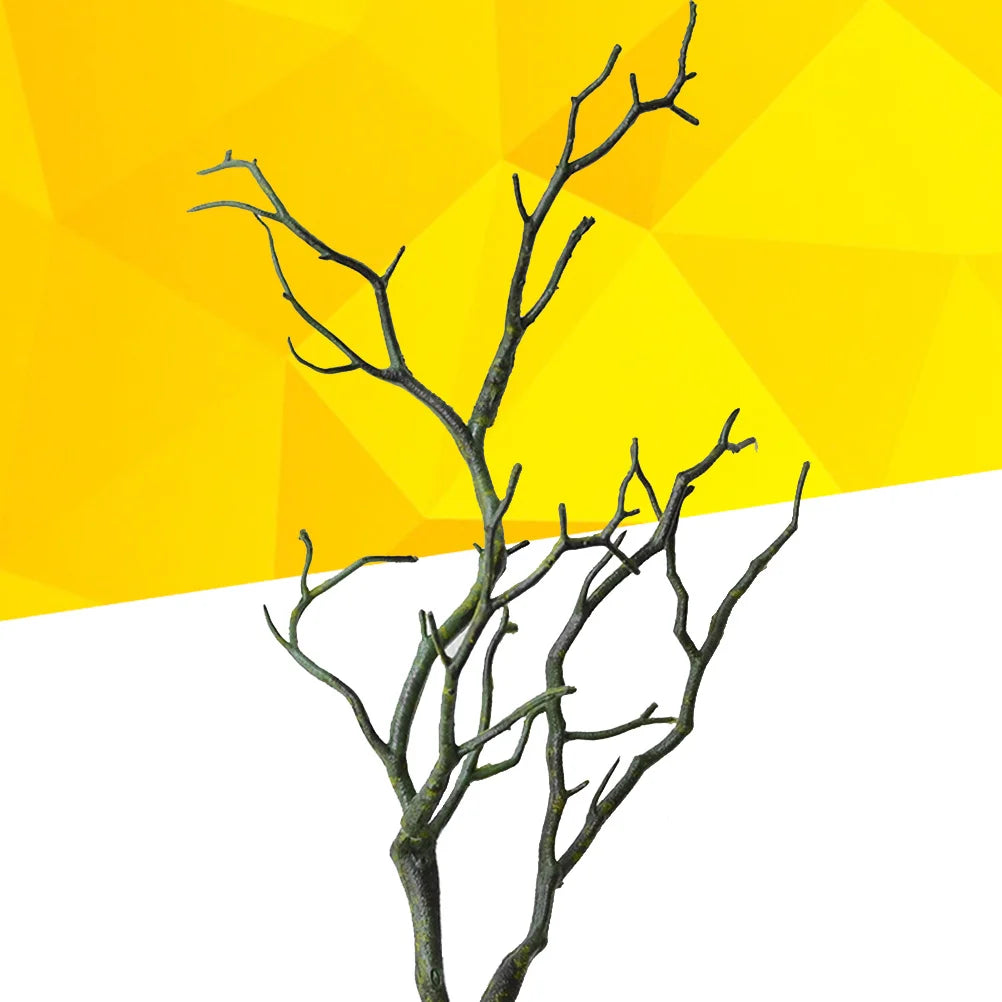 3PCS Artificial Branch Plastic Branch Fake Tree Branch Vase Decoration Dried Twigs Stems Antler Willow Dry Flower For Home