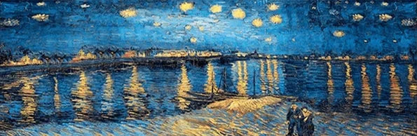 Scandinavian Minimalist Wall Art Van Gogh Painting "Starry Night" HD Canvas Poster Prints Home Bedroom Living Room Decoration