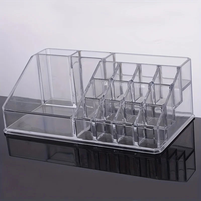 Lipstick Makeup Brush Pen Holder Transparent Storage Rack Desktop Cosmetics Storage Box Office Desk Acrylic Box Home