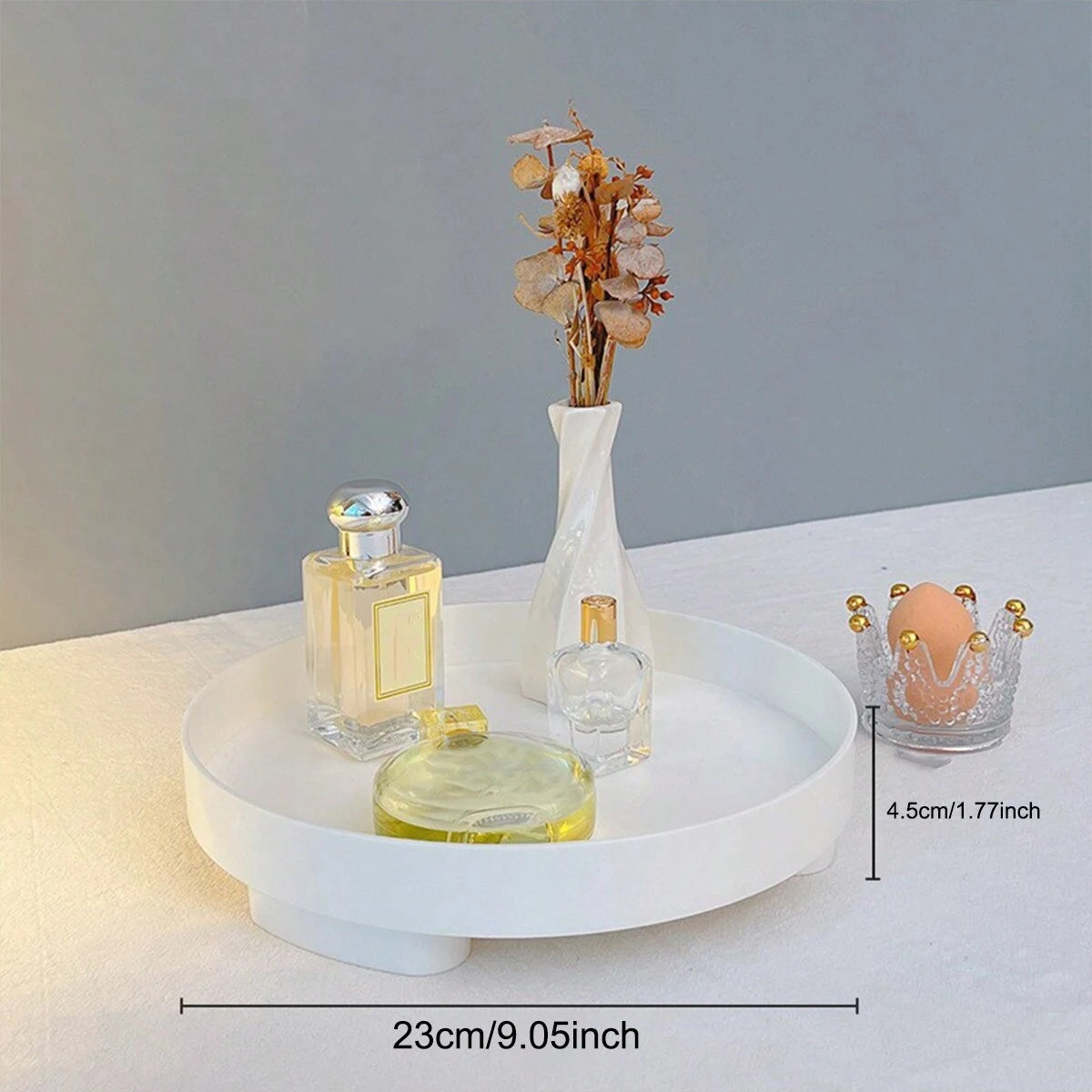 1pc-Desktop Wooden Tray Entryway Key Ornament Bathroom Cosmetic Storage Simple Living Room Tabletop Decoration Gadgets