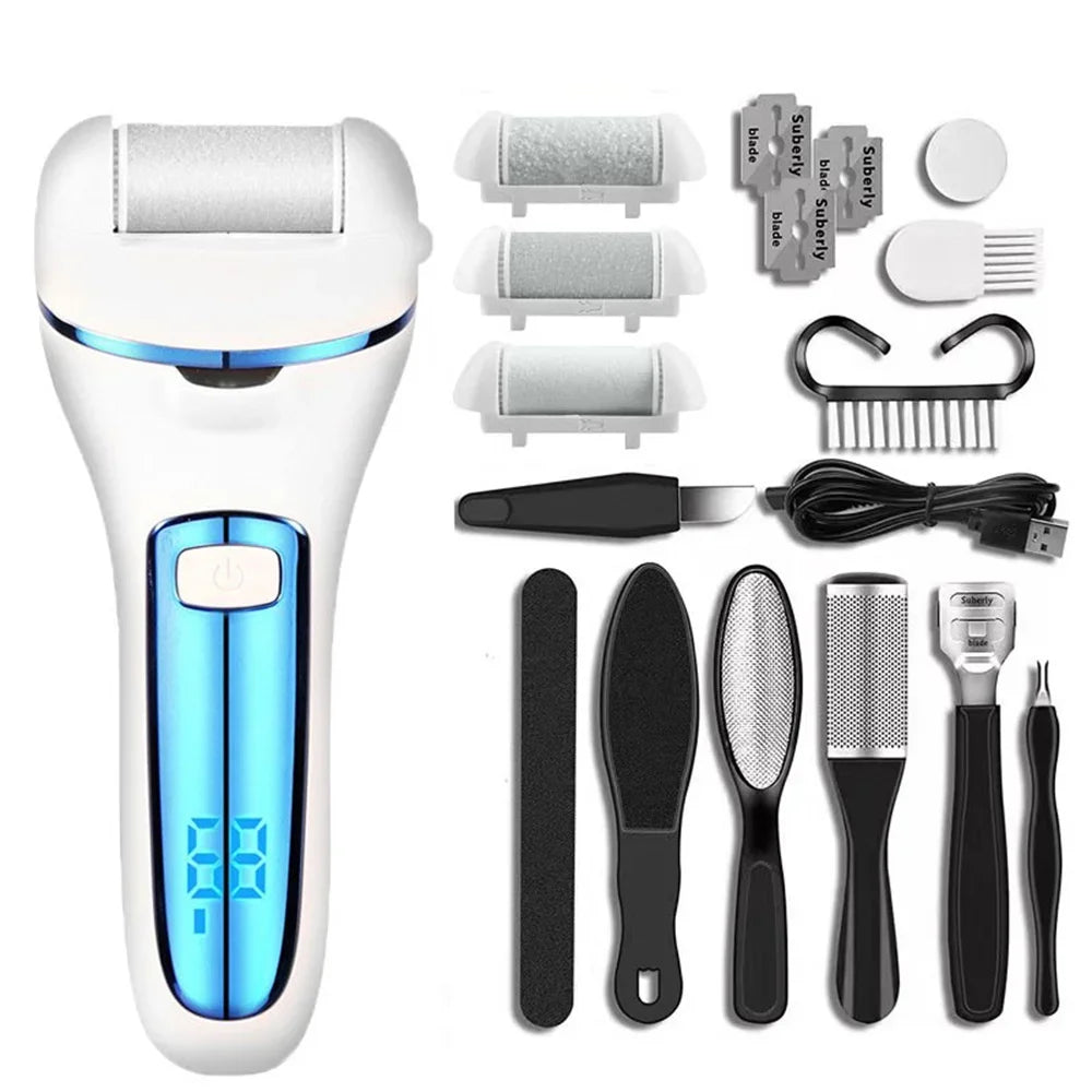 Foot care tool Skin Callus Remover Electric Grinding Pedicure Tools Foot Sandpaper File, electric foot file to remove calluses