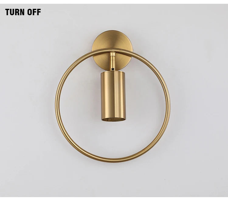 Nordic Bedroom Lights Room Decor Wall Light Lamps for Living Room Gold Wall Decor Lights for Wall Bedside Lamp