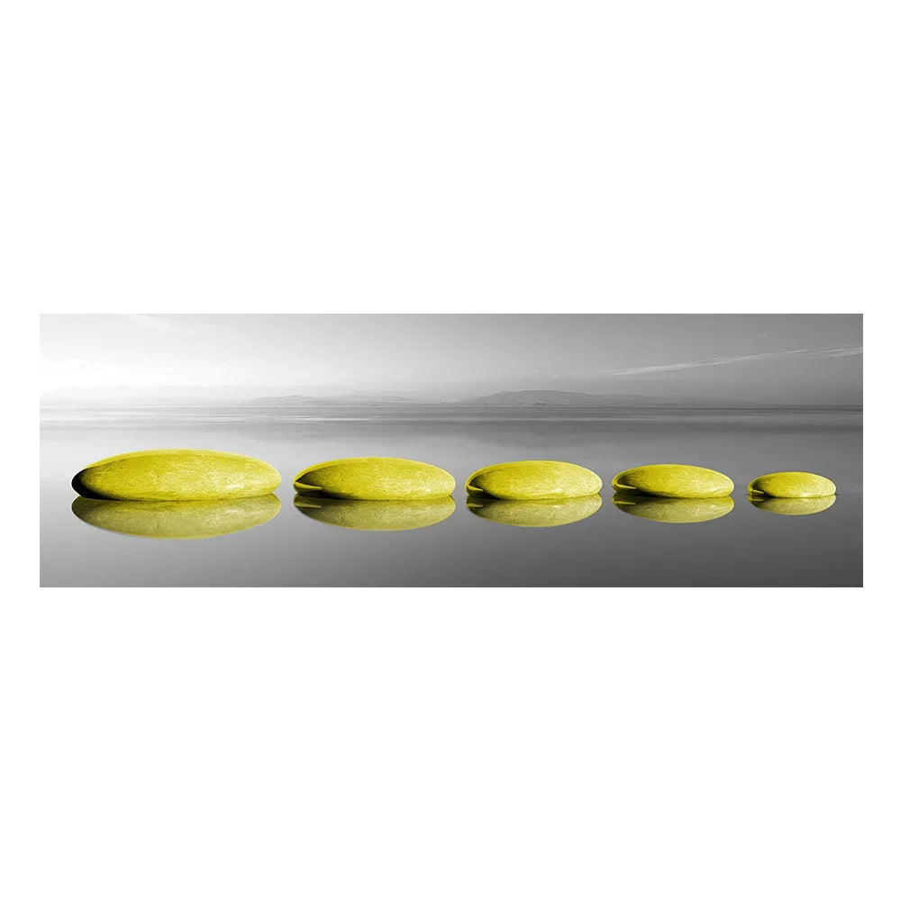Modern, Minimalist, Wall Art, Landscape Seaside Goldenwood Bridge, Canvas Print Poster, Home Living Room Backdrop Decoration