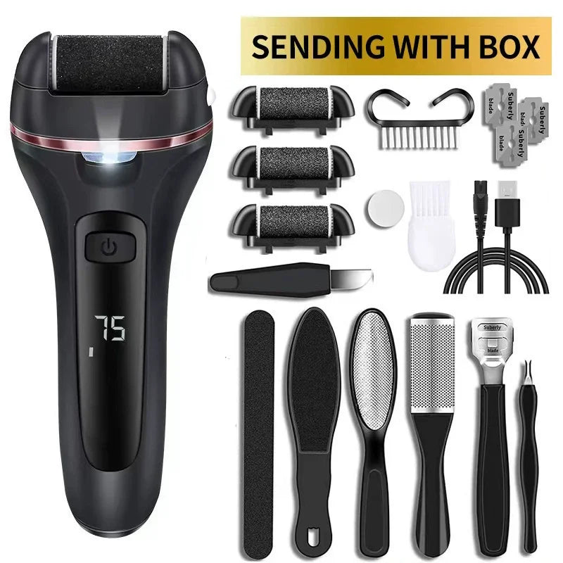Foot care tool Skin Callus Remover Electric Grinding Pedicure Tools Foot Sandpaper File, electric foot file to remove calluses
