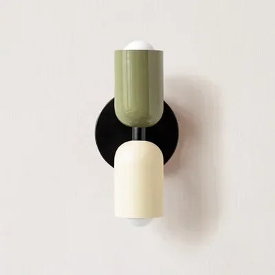 Nordic living room wall lamp simple modern bedroom bedside aisle children's room background wall lamp E27 home decoration