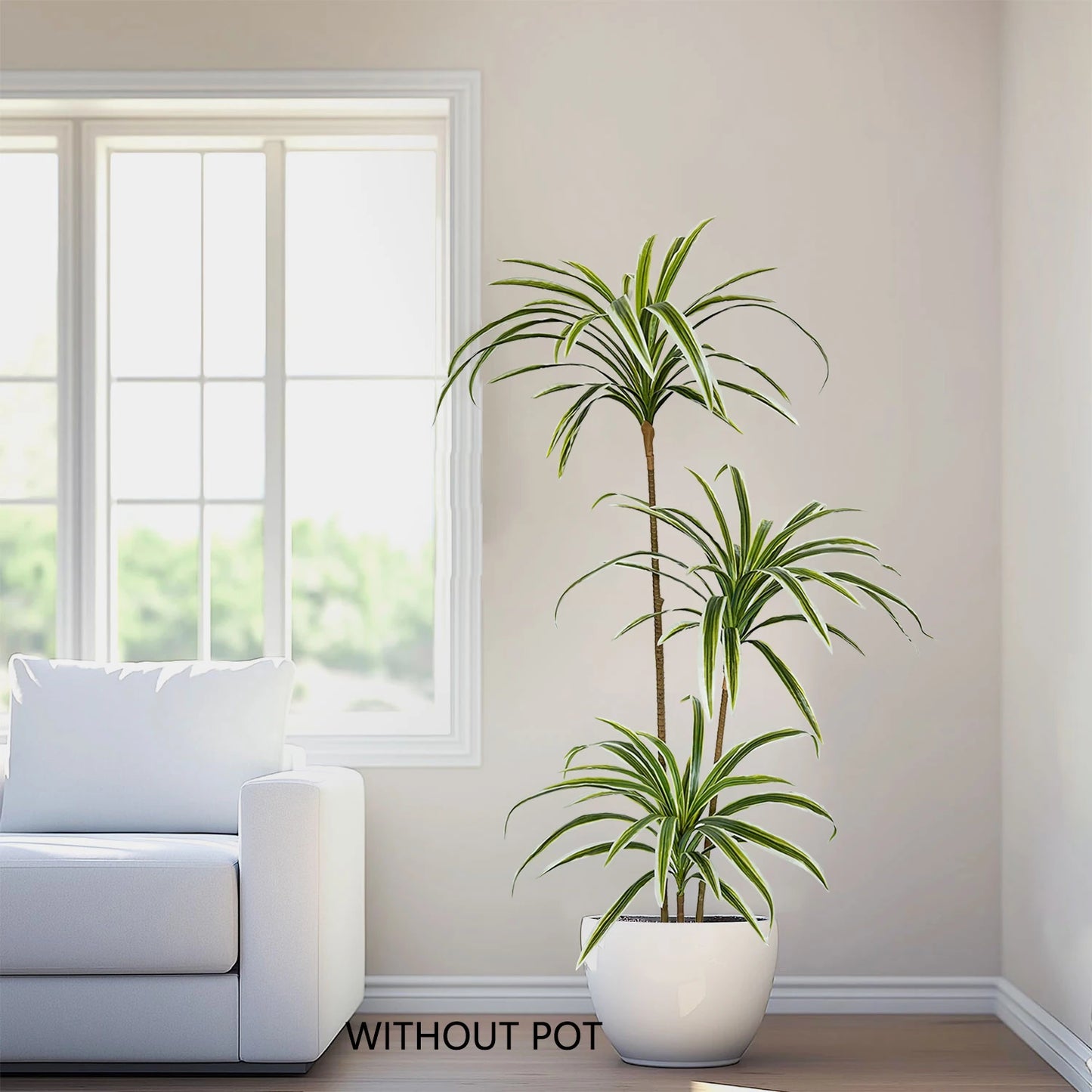 50-230CM New Artificial Dracaena Tree plant branch plastic outdoor indoor fake plant for home garden room wedding festival decor