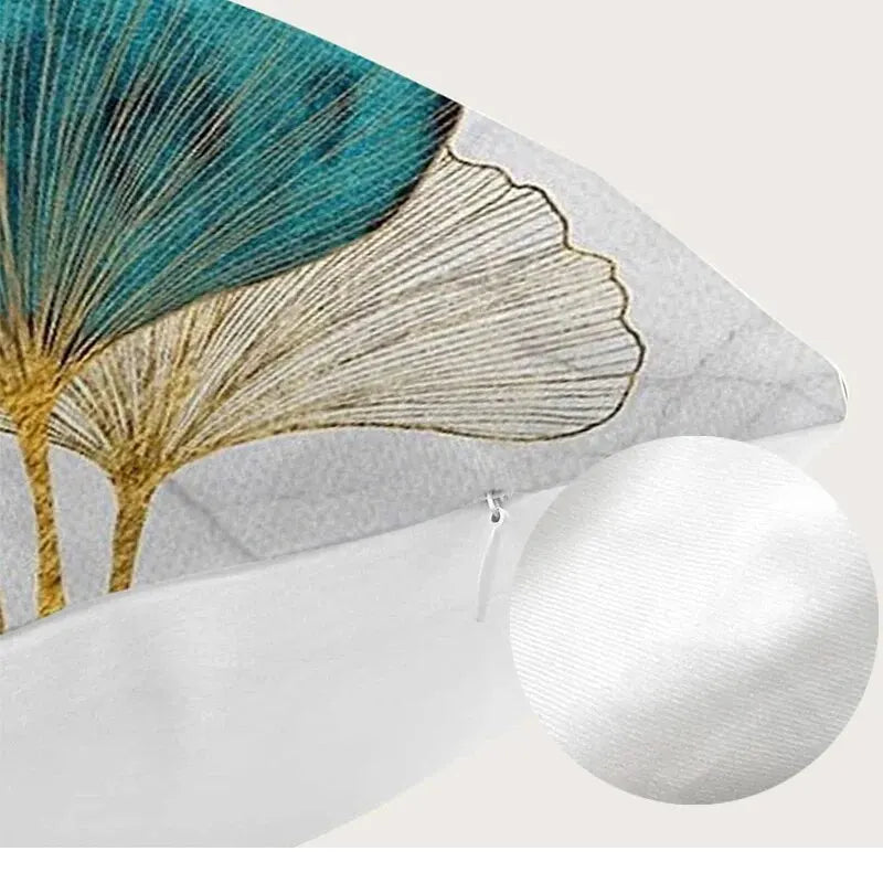 1pc Ginkgo Leaves Printed Pillowcase - Soft and Cozy Plush Design ForComfortable Sleep