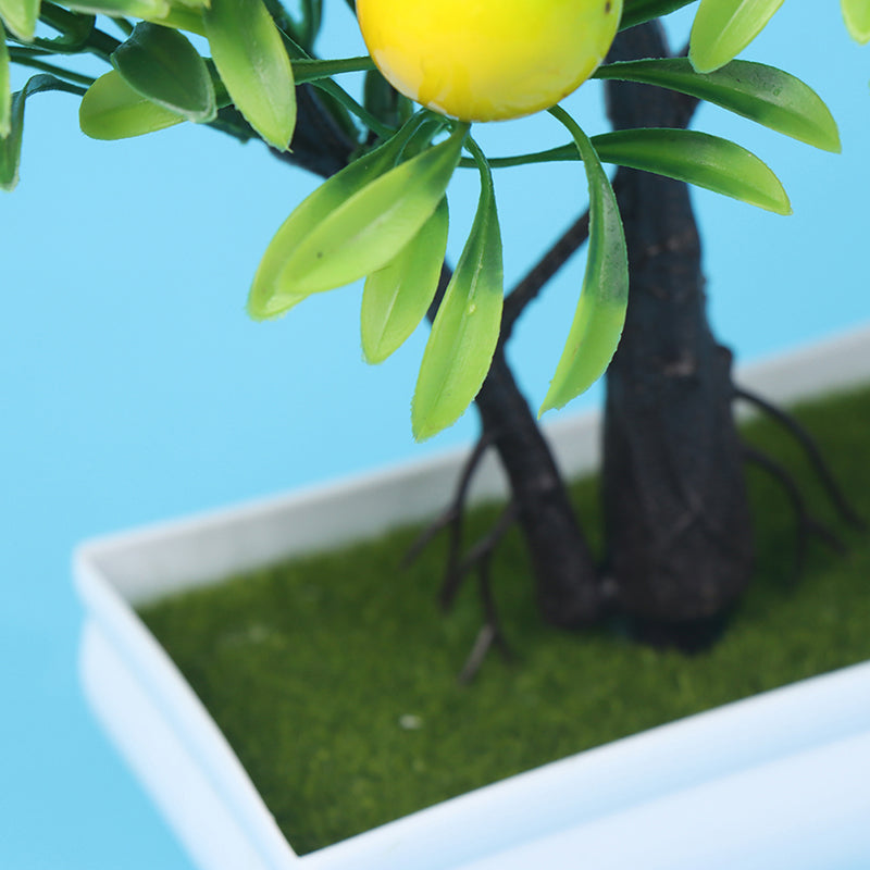 Artificial Lemon Plants Potted Fake Flower For Home Party And Garden Decoration Artificial Lemon Tree