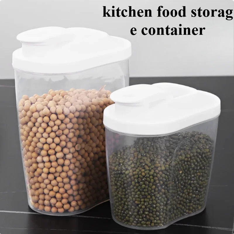 Food Storage Containers with Lids Stackable Treat Box Containers for Kitchen Pantry Organization Containers for Rice Dispenser