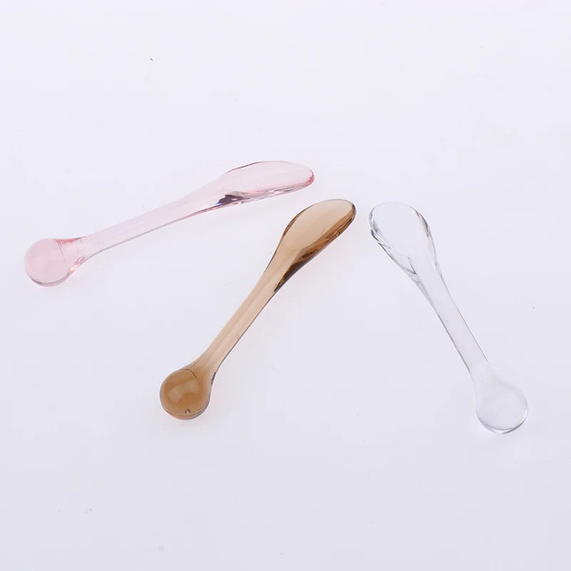 5Pcs Plastic Cosmetic Spatulas Scoop Eye Cream Applicator Anti Wrinkle Eye Massager Sticks Mask Spoon Skin Care Tools