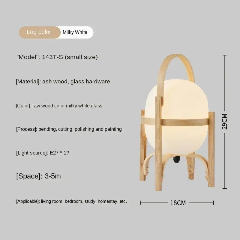 Modern Simple Wood Floor Lamp for Living Room Bedroom Study Indoor Lighting Decoration Standing Lamp