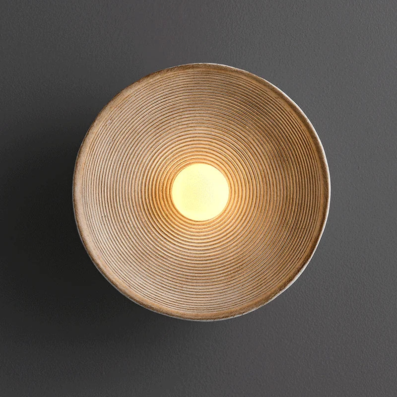 Indoor Retro Japanese Style Bedroom Bedside Living Dining Room Aisle Decorations Design Lighting Wall Lamp