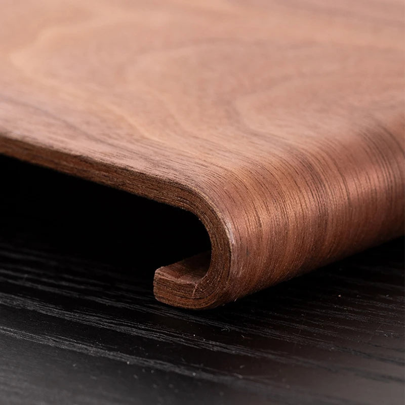 Walnut Tea Cup Tray Wooden Soap Scented Candle Storage Holder Houseold Groggery Desktop Dessert Storage Box Decorative Plate