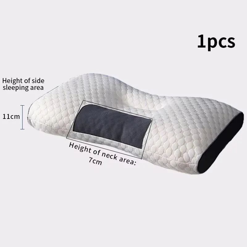 Neck Pillow Help Sleep And Protect The Neck Cervical Orthopedic Household Soybean Fiber SPA Massage Pillow For Sleeping NEW
