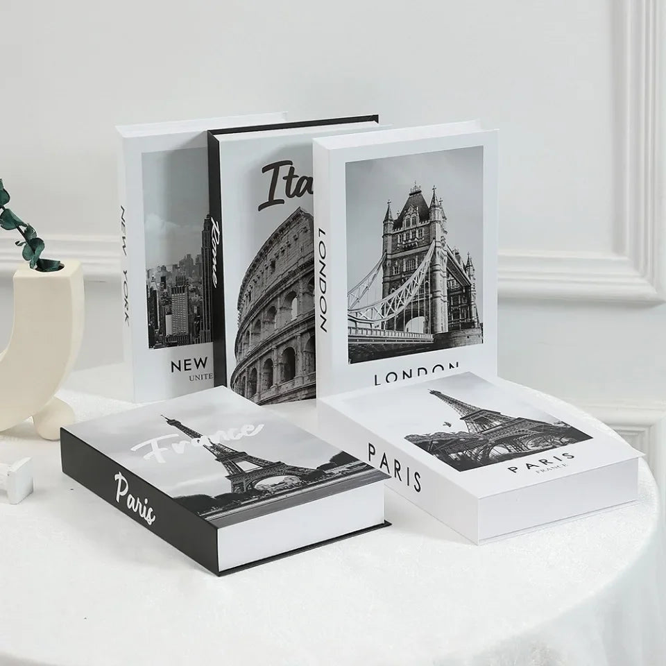 Modern Simulation Books Decorations for Home Luxury Coffee Table Ornaments Living Room Study Soft Fake Book Decorations Gifts