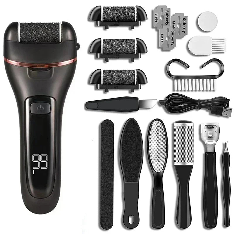 Foot care tool Skin Callus Remover Electric Grinding Pedicure Tools Foot Sandpaper File, electric foot file to remove calluses