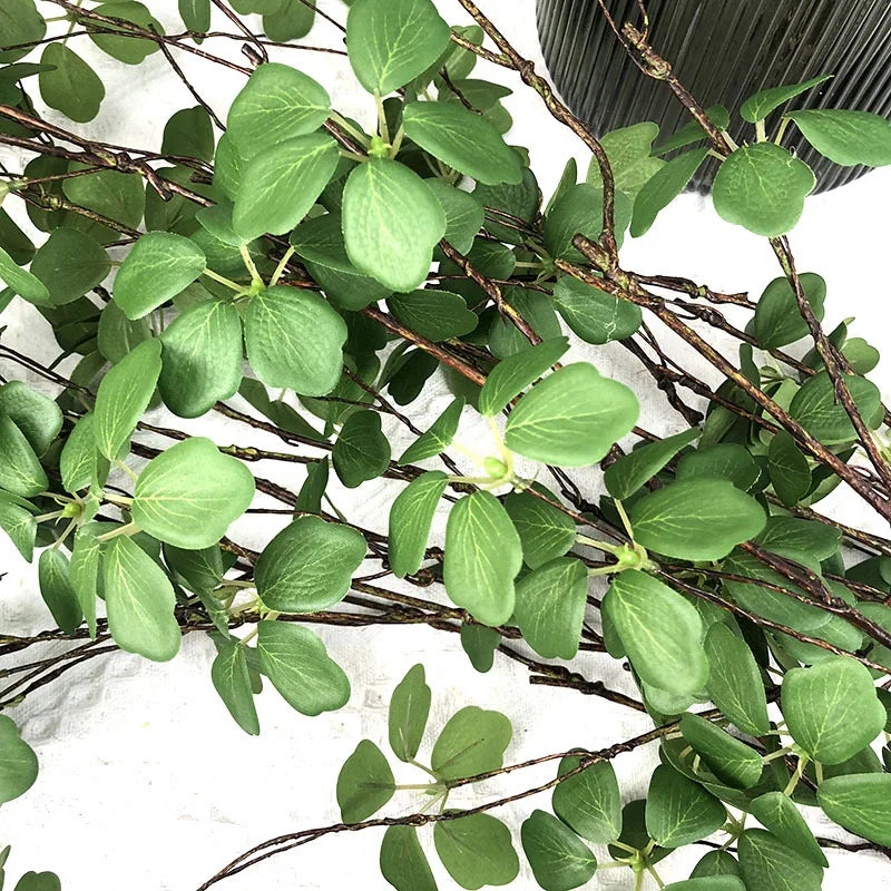 Indoor Green Plant Artificial Plant Vine for Home Wedding Living Room Decoration Birthday Party Simulated Tree Branches Table