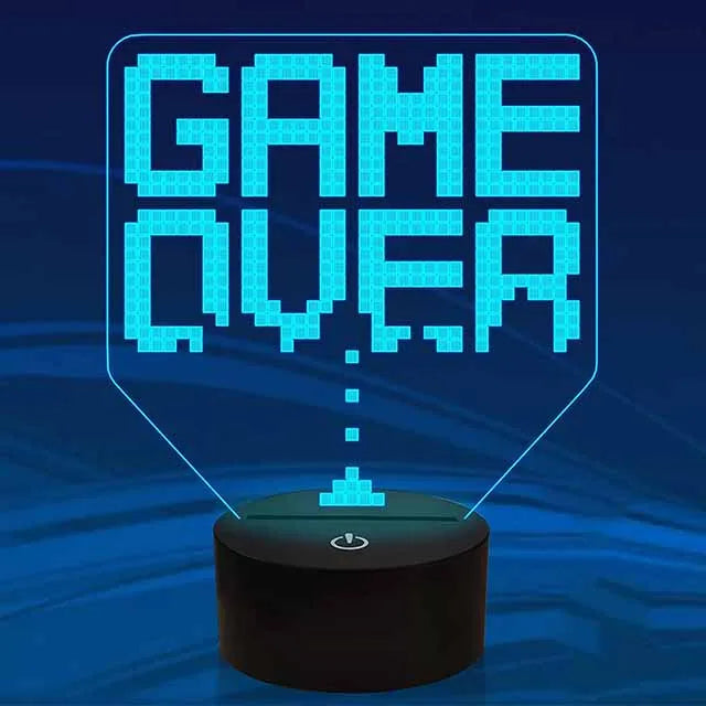 For Playstation Logo 3D Night Lamp Gaming Room Desk Setup Lighting Decor on the table Game Sensor Light for Kids Bedside Gift
