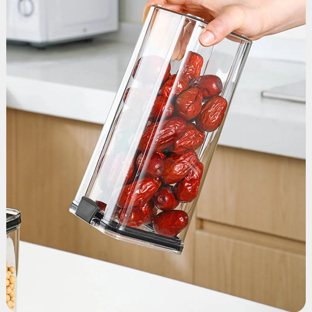 Food Storage Containers Set with Lids, Ideal for Kitchen Pantry Organization and Storage