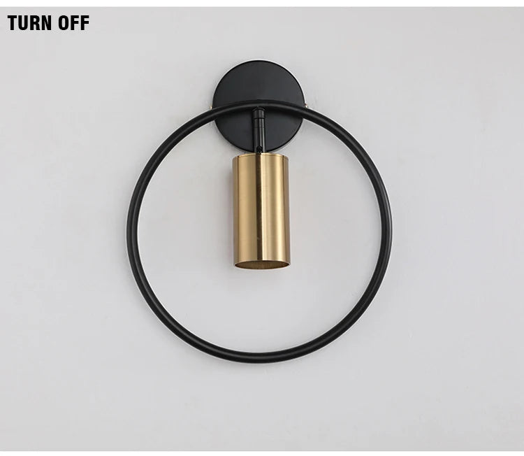 Nordic Bedroom Lights Room Decor Wall Light Lamps for Living Room Gold Wall Decor Lights for Wall Bedside Lamp
