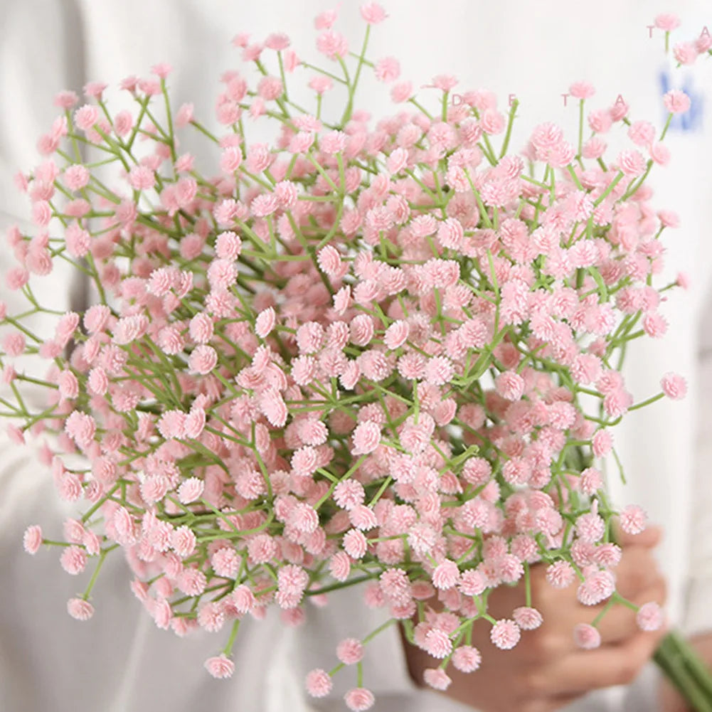 1 Bouquet Artificial Flowers 64cm White Purple Pink Red Blue Silk Fake Plants For Home Decoration Festive Weddings Arrangement