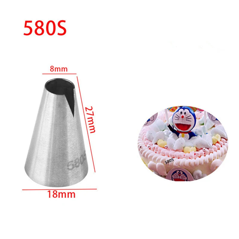 BCMJHWT 1/3pcs Icing Piping Nozzles For Cakes Decorating Tools Dumpling Pastry Cream Decoration Tips tort кондитерские товары