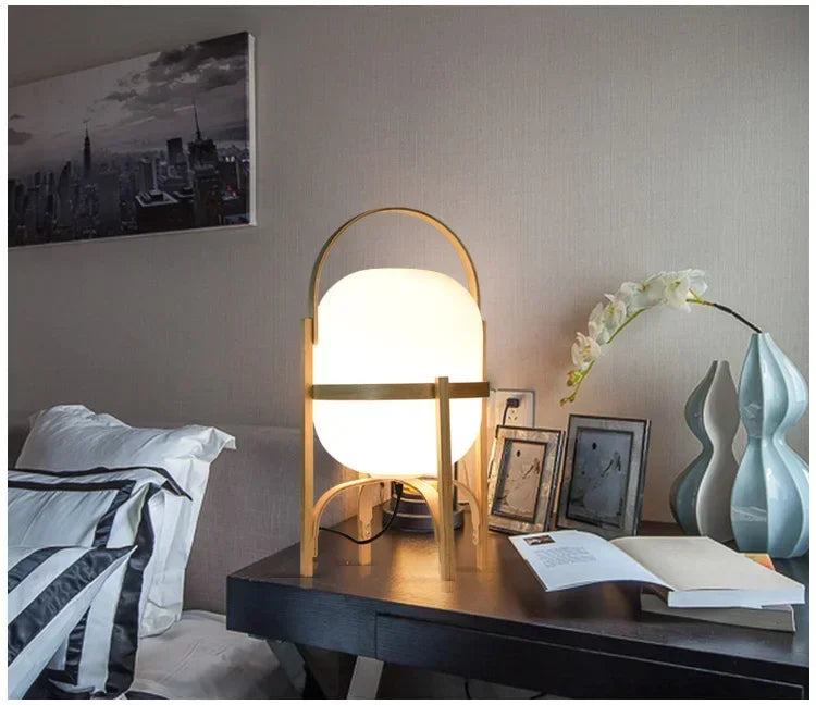 Modern Simple Wood Floor Lamp for Living Room Bedroom Study Indoor Lighting Decoration Standing Lamp