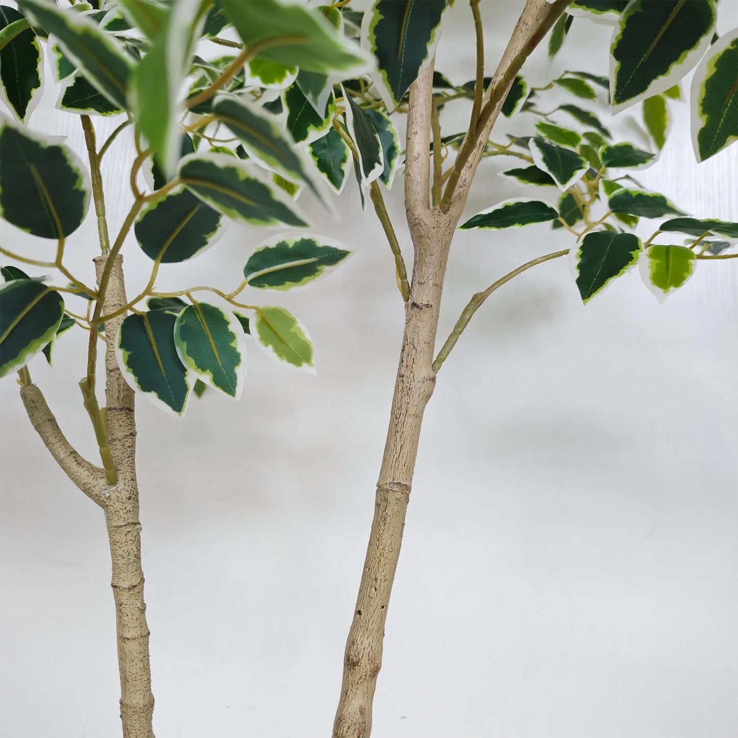 150-170cm New Artificial Ficus Plant Potted indoor outdoor Fake Plant for Home garden Room Balcony shops festival Decor With pot