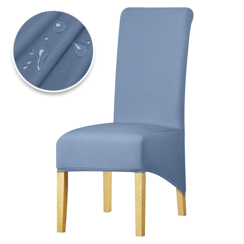 Real Waterproof Fabric Chair Cover Stretch Seat Chair Covers Ventilate Bar Chair Slipcover Universal Size Chair Cover For Room