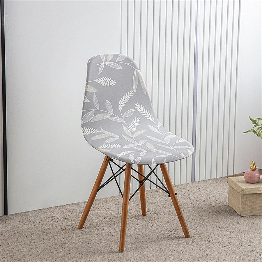 1Pc Printed Dining Table and Chair Cover Household Elastic Chair Cover Eames Chair Cover Special-Shaped Chair Cover