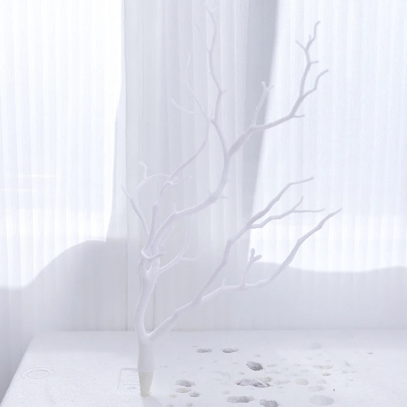 Plastic Artificial Dried Antlers Tree Branches Plant Twigs Dark Witch DIY Headband Accessories Wedding Party Xmas Decoration
