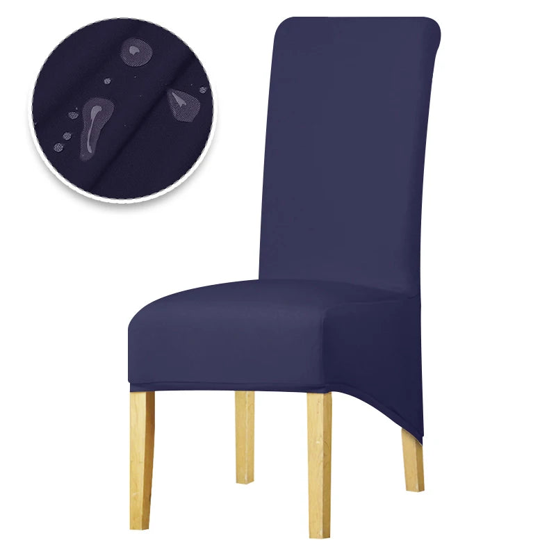 Real Waterproof Fabric Chair Cover Stretch Seat Chair Covers Ventilate Bar Chair Slipcover Universal Size Chair Cover For Room